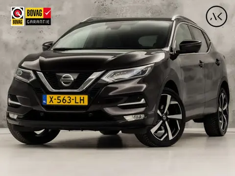 Nissan QASHQAI 1.2 Tekna + (PANORAMADAK, NAVIGATIE, MEMORY SEAT, NAPPA LEDER, ZWART HEMEL, 360 CAMER