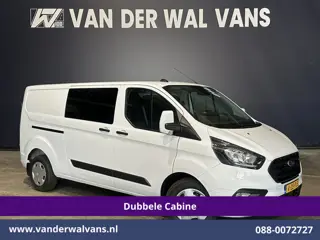 Ford Transit Custom 2.0 TDCI 131pk L2H1 Dubbele Cabine Euro6 Airco | 6-Zits | Cruisecontrol | 2550kg