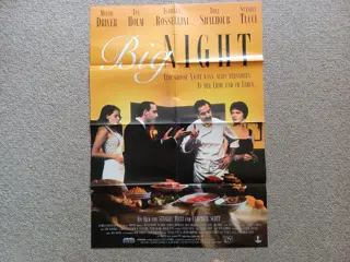 BIG NIGHT filmposter.