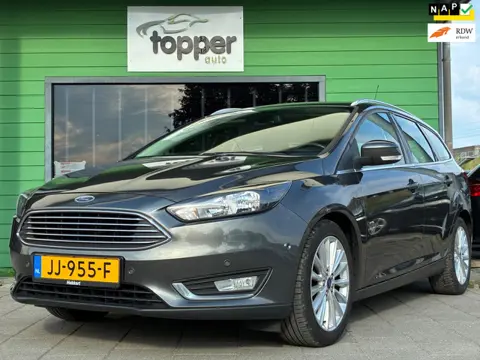 Ford Focus Wagon 1.0 Titanium|1e Eigenaar|Navigatie|CruiseControl|Climatronic