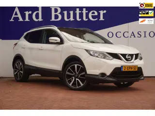 Nissan Qashqai 1.2 Premier Edition+Led+Volleder+Pano-dak+Navi+360-camera+19"lmv = OKT-2014 + NIEUWE 