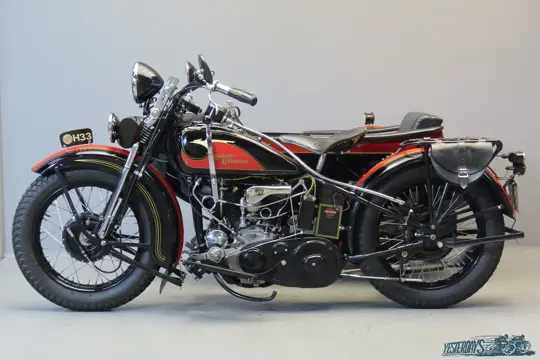 Harley-Davidson 1933 model RE 742 cc 2 cyl sv 3607