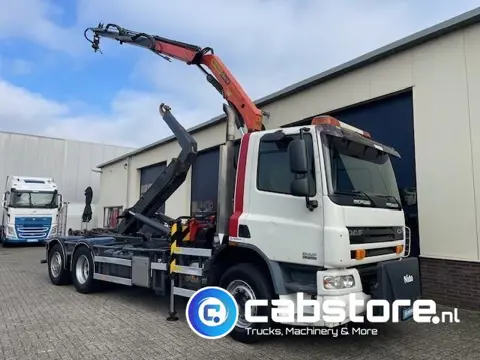 DAF FAN CF75 6x2 Euro 5 - Bouwjaar 2008 - Km stand 280.408 - APK tot 17-04-2026 - Palfinger PK10000 
