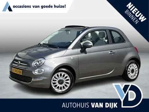 Fiat 500 C 1.0 Hybrid Lounge | NL Auto/2e Eig./Voll.Historie/Airco/Cruise/15"/Apple CarPlay-Android 
