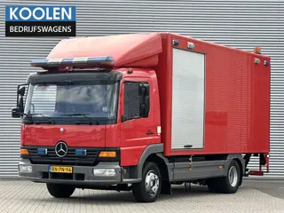 Mercedes-benz 970.04 Atego 1018 laadklep trekhaak Brandweerauto Brandweerwagen Topstaat! MARGE