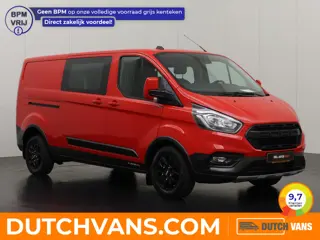 Ford Transit Custom 2.0TDCi 130PK Lang Dubbele Cabine Trail Limited | 6-Persoons | Leder | Multimedi
