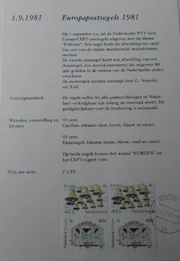 Europapostzegels 1981