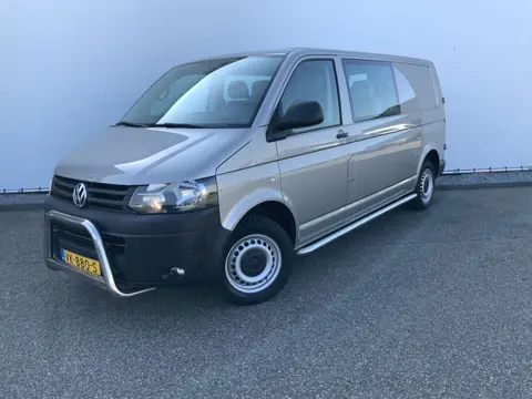 Volkswagen Transporter 2.0 TDI L2H1 Dub Cab Automaat Airco 6 Zits Bulbar Side Bar Trekhaak 2500 kg E