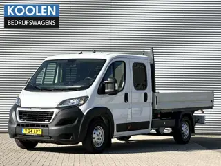Peugeot Boxer Open laadbak 2.2 165PK L4 DC Dubbele cabine Peugeot Boxer Open laadbak 2.2 BlueHDi 165