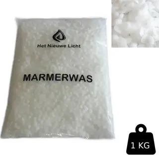 Marmerwas 1kg kaarsen maken
