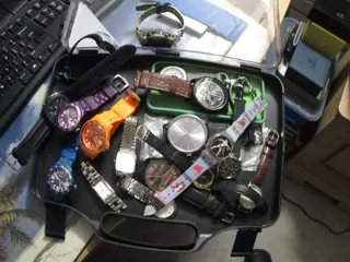 18 werkende en niet werkende tophorloges,mechanisch&quartz,t.e.a.b.