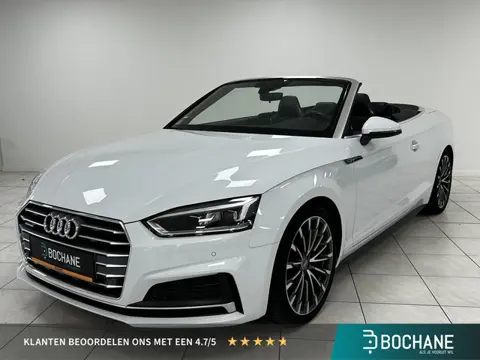 Audi A5 Cabriolet 2.0 TFSI MHEV Sport Pro Line S-LINE | WEGKLAPBARE TREKHAAK | LEDEREN BEKLEDING