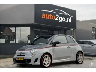 Fiat 500C 1.4-16V ABARTH CABRIO TWO-TONE VOL-LEDER NAVI AIRCO LED LMV PDC