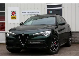 Alfa Romeo Stelvio 2.0 T 280PK Q4 AWD Ti*Perfect Alfa Onderh.*Pano/ACC met stuurhulp/Leder/Stoelverw