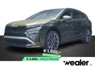 Škoda Enyaq 85 Business Edition 286 PK | Trekhaak | 21" lichtmetalen velgen | Olibo Green | Panorama
