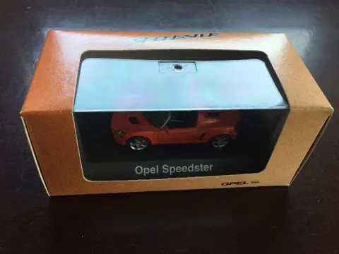 Opel Speedster Oranje Schuco 1/43
