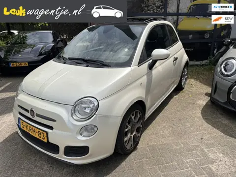 Fiat 500 0.9 TwinAir 500S *schuifdak *parelmoer *alcantara