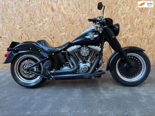 Harley Davidson Fatboy special Low mat zwart mooi