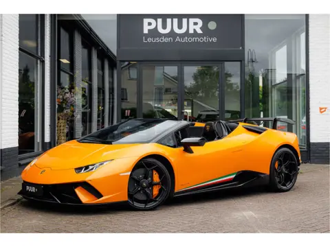 Lamborghini Huracan 5.2 V10 Performante Spyder Arancio Borealis - Centerlock - Sensonum Audio