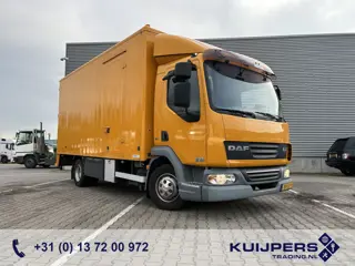 DAF FA LF45 160 Euro 5 EEV / 268 dkm / Box / Blad - Blad / APK TUV 11-26
