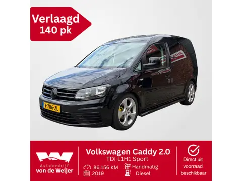 Volkswagen Caddy 2.0 TDI L1H1 Sport verlaagd 140PK!