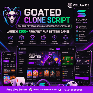 Goated Clone Script | Solana Crypto Casino & Sportsbook Software