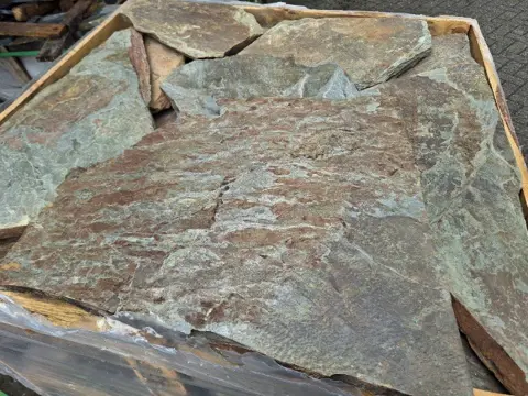 Ocre Multicolor flagstone / breuksteen