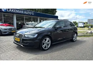 Audi A3 Sportback 1.4 e-tron Blackline 3x S- Line Pano Navi VOL Huurkoop Inruil APK Garantie
