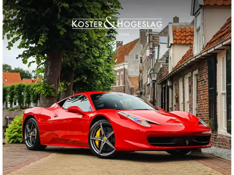Ferrari 458 4.5 V8 Italia HELE | Historie - Carbon - Rosso Corsa