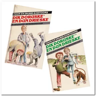 Toon en Ingrid Kortooms ~ 2x Dik Doruske en Dun Drieske Verhalenbundels