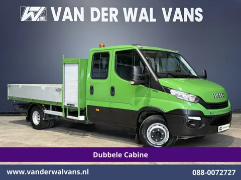 Iveco Daily 70C14G CNG Groot Rijbewijs Open laadbak 3457kg Laadvermogen Dubbele cabine 3000kg trekha