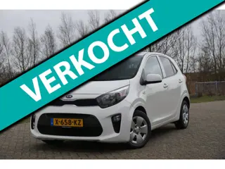 Kia Picanto 1.0 CVVT ComfortLine | Clear White | Navi/Carplay/Camera/Stoelverwarming - Leuk!