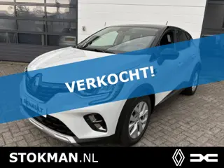 Renault Captur 1.6 E-Tech Plug-in Hybrid 160 PK Business | Metallic wit met zwart dak | Camera achte