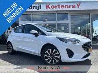 Ford Fiesta 1.0 EcoBoost Hybrid Titanium /cruise control/airco/digitaal dealer onderhouden/nieuwstaa