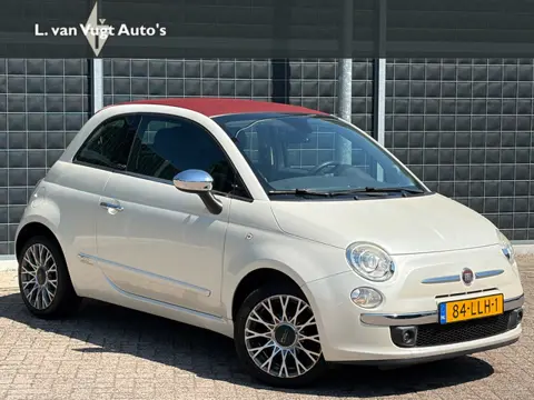 Fiat 500 C 1.2 Rock Cabrio | automaat | Bianco Gioioso | leder | clima | Xenon | 1 jaar garantie