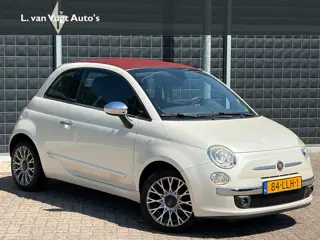 Fiat 500 C 1.2 Rock Cabrio | automaat | Bianco Gioioso | leder | clima | Xenon | 1 jaar garantie