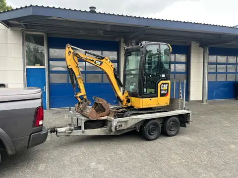 Caterpillar Cat 301.8 NextGen Minigraver incl aanhanger