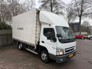 Mitsubishi CANTER 6C15 Laadklep 3Pers 7990NETTO Huifkar Euro5 Bakwagen