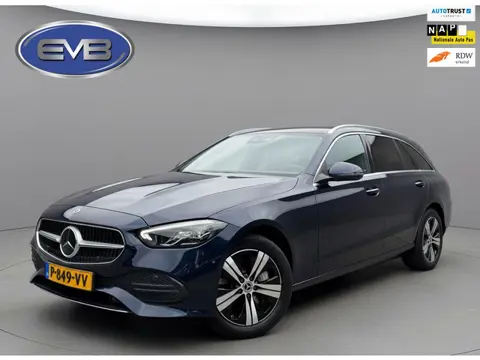 Mercedes-Benz C-klasse Estate 300 e Luxury Line, vol leder, elect bedienbare trekhaak, sfeerverl. 1 