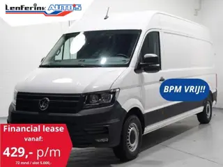 Volkswagen Crafter 2.0 TDI 140 pk L4H3 Airco, Cruise Control Geveerde Stoel, PDC V+A, 3-Zits, Nieuw 