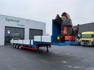Faymonville TL3081 + Palfinger PK34002-SH D Semi lowloader / dieplader / tieflader