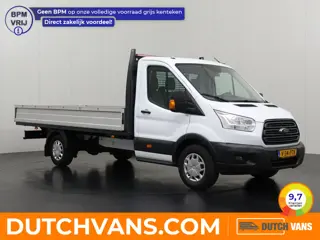 Ford Transit 2.0TDCi 130PK Open Laadbak 4,25 Laadlengte | Airco | Cruise | 3-Zits | Leder