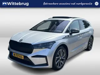 Škoda Enyaq iV 80 Sportline / SOH 92%/ AUTOMAAT/ PANO/ TREKHAAK/ WARMTEPOMP/ ACC/ PARK.SENSOR.V+A/ C