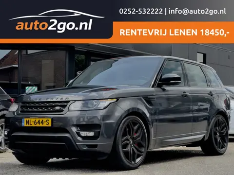 Land Rover Range Rover Sport 3.0 TDV6 AUT8 BLACK-EDITION PANODAK VOL-LEDER 22 INCH-LMV NAVI CAMERA L