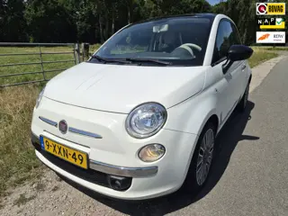 Fiat 500 0.9 TwinAir Turbo Cult schuifdak, lederen bekleding en keurig onderhouden