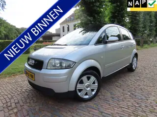 Audi A2 1.4 S Line Electrisch Glazen Panoramadak Ecc Lm Velgen***Dealer Onderhouden***Apk t/m 13-4-2