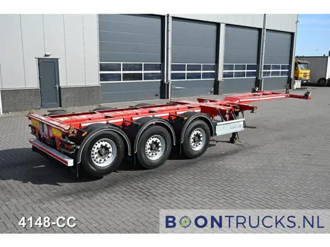 D-Tec FLEXITRAILER | 2x20-30-40-45ft HC * 2x LIFT AXLE * 2x EXTENDABLE
