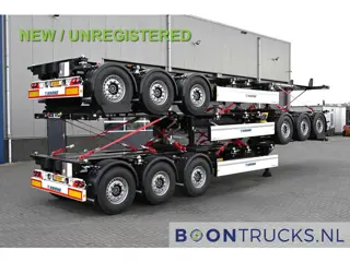 Krone SD BOX LINER NEW / UNREGISTERED | STACK OF 3 * 2x20-40-45ft * LIFT AXLE * DISC BRAKES