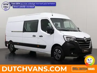 Renault Master 2.3DCi 150PK L3H2 Dubbele Cabine 6-Persoons | Multimedia | Camera | Airco | Cruise | 