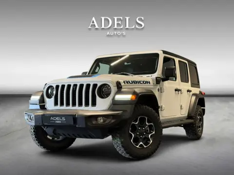 Jeep Wrangler Unlimited 4xe 380 Rubicon Treeplanken Camera ACC Keyless Stoelverwarming Stuurwielverw